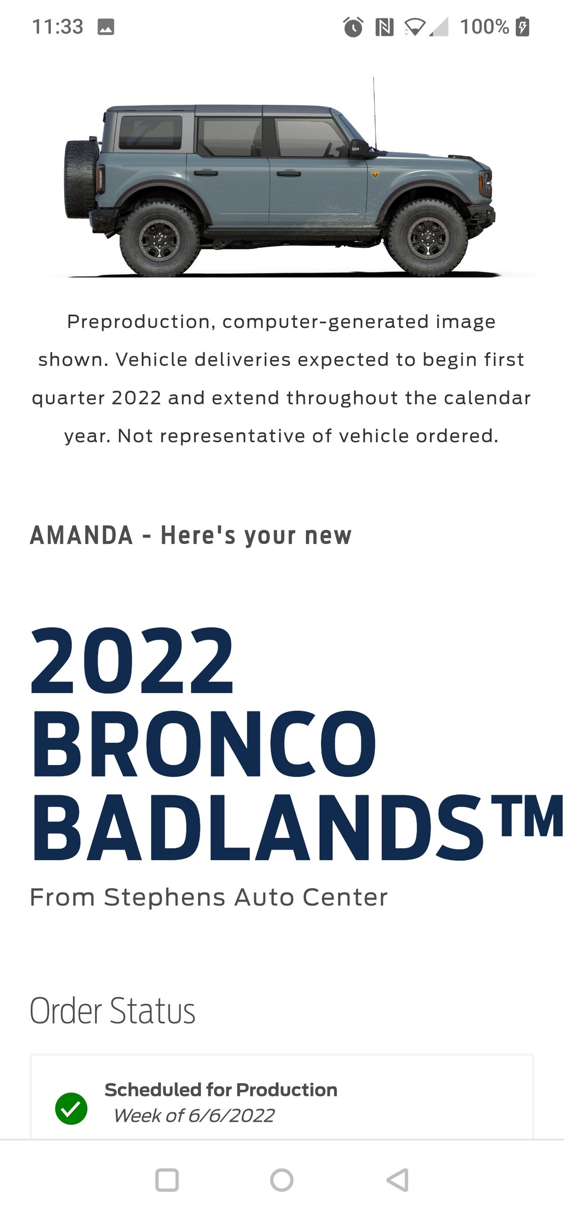 Ford Bronco ⏱ Bronco Scheduling Next Week (4/18) For Build Weeks 5/30-6/27 and 7/11-7/25 Screen Shot 2022-04-21 at 2.35.32 PM