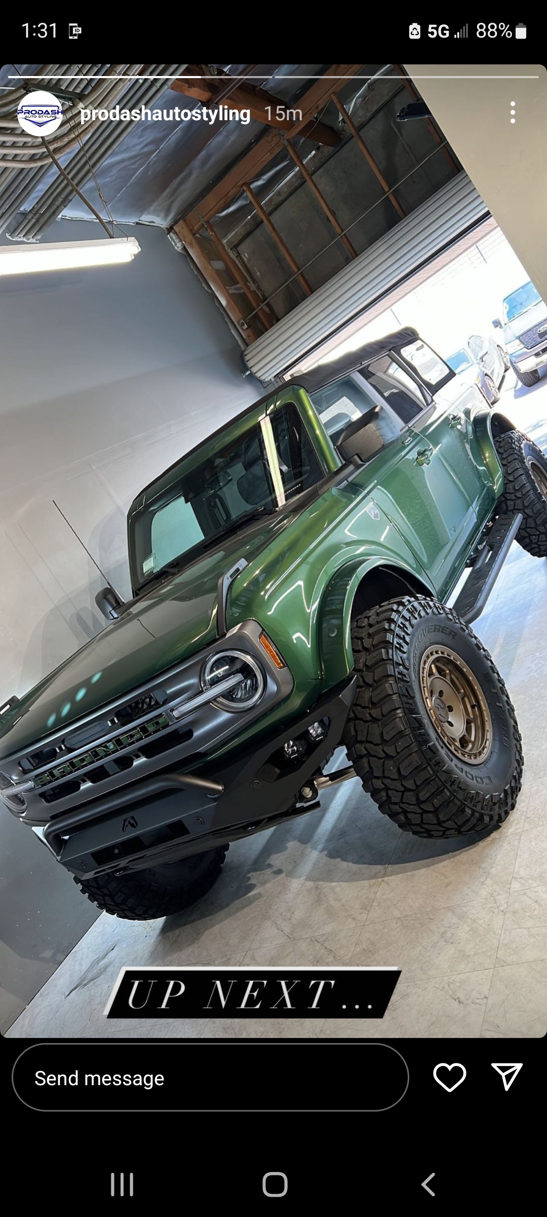 Ford Bronco ERUPTION GREEN Bronco Club Screenshot_20220824-133149_Instagram