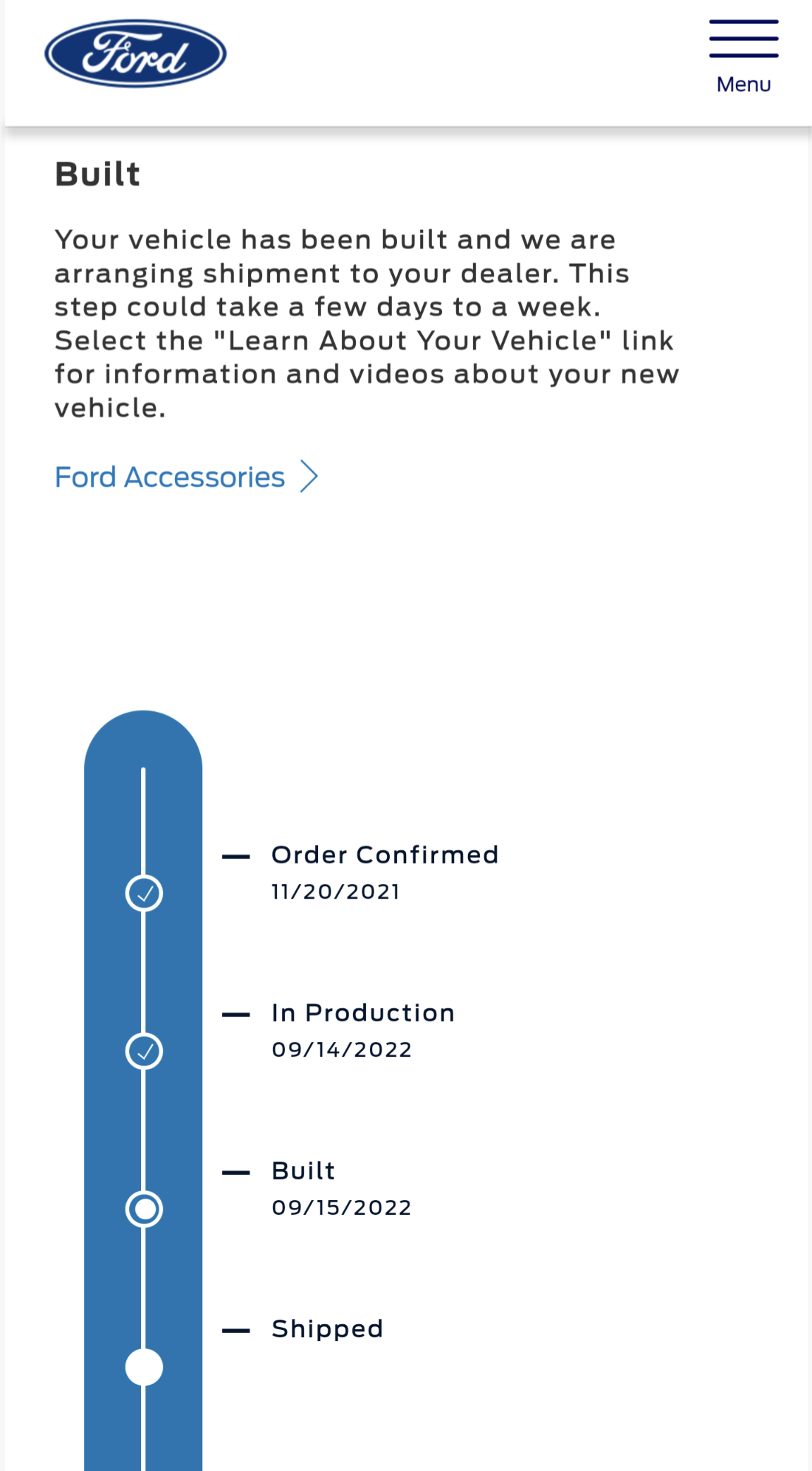 Ford Bronco How accurate is estimated delivery date? Screenshot_20220916-063051