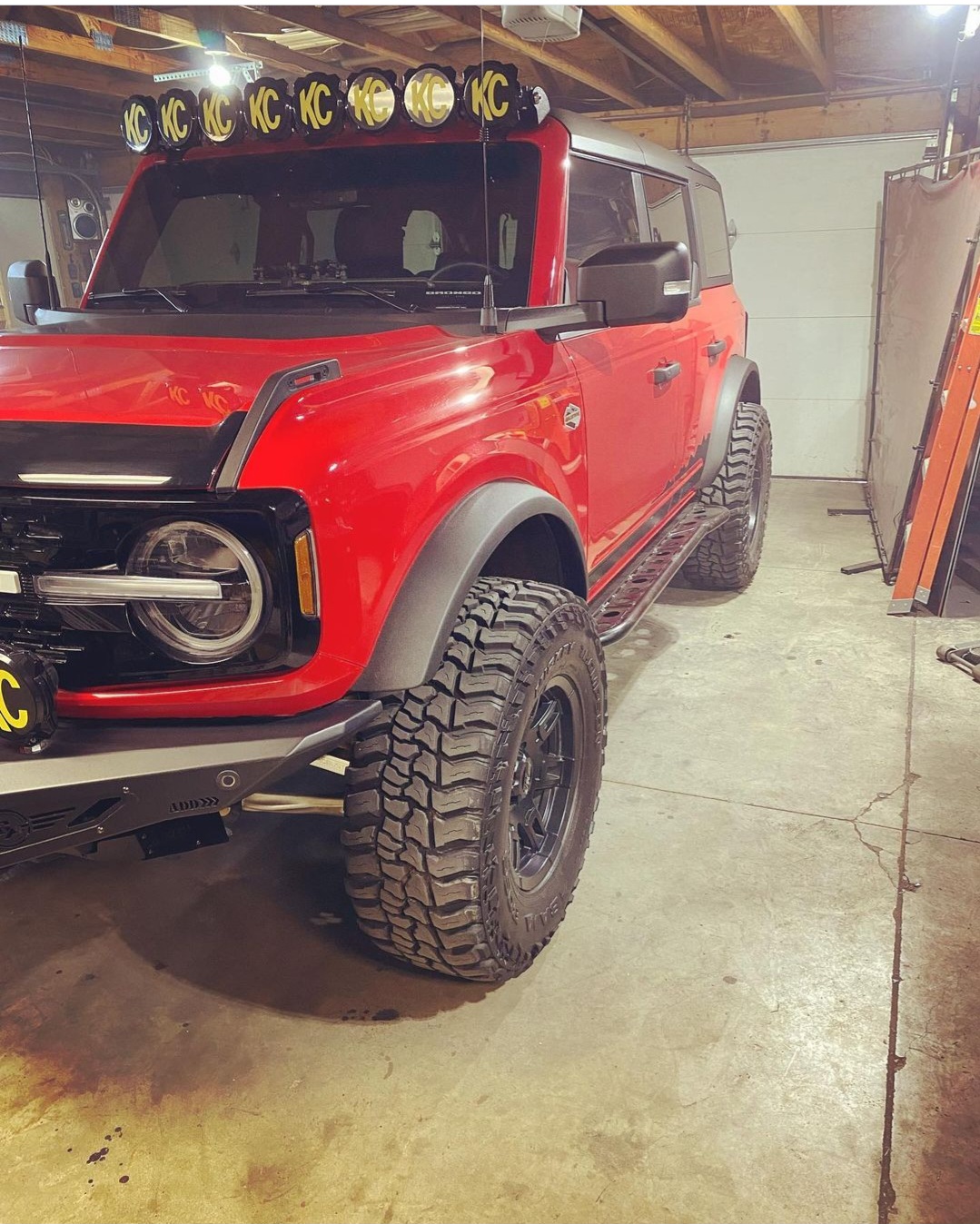 Ford Bronco Race Red Wildtrak Build in KY Screenshot_20221217_125918_Instagram