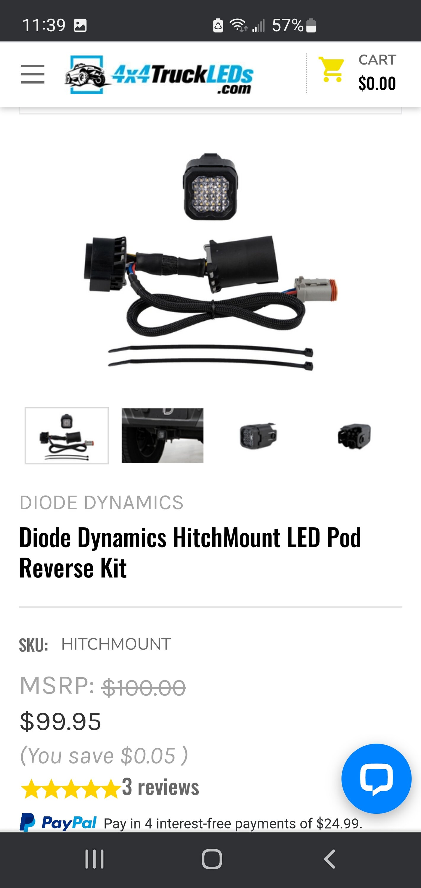 Ford Bronco Dual LED Light Reverse Kit w/Diode Dynamics Lights | TRAILER CONNECTION Screenshot_20230120-113921_Chrome