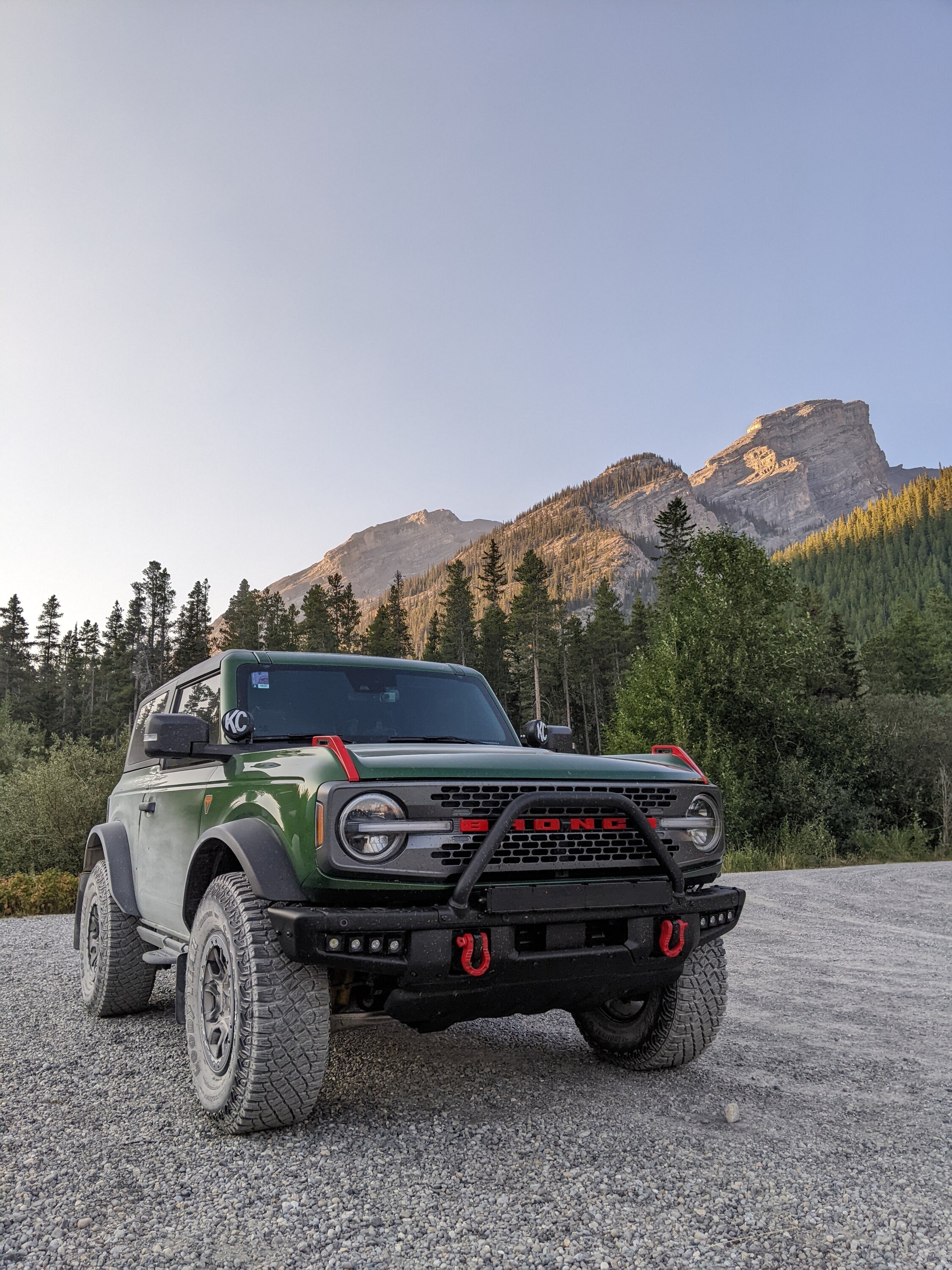 Ford Bronco Toronto to Tombstone Territorial Park, Yukon and Back in The Hulk Badlands Bronco spray_lakes5