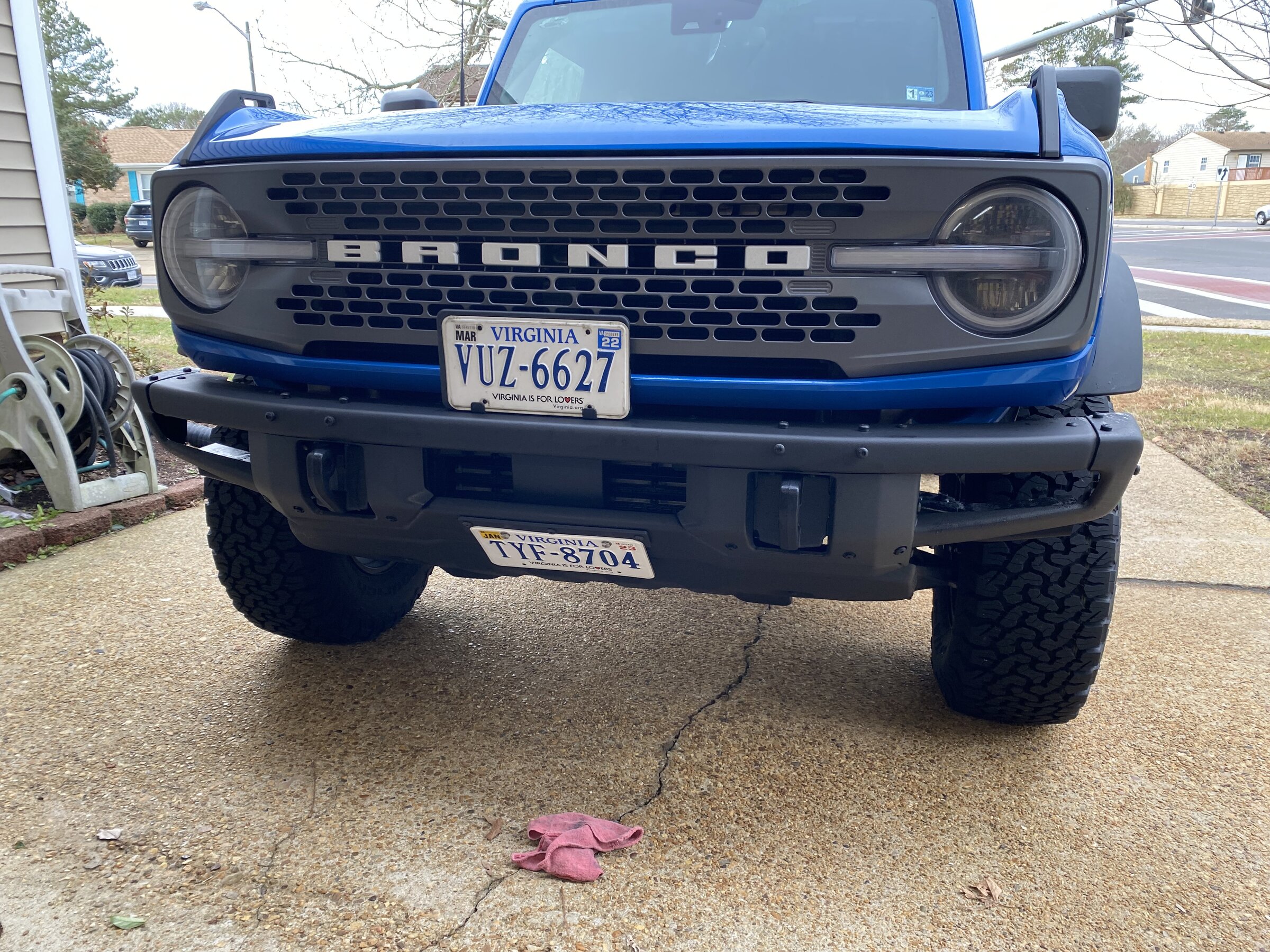 Ford Bronco DIY Front License Plate Relocation tempImage185q2B