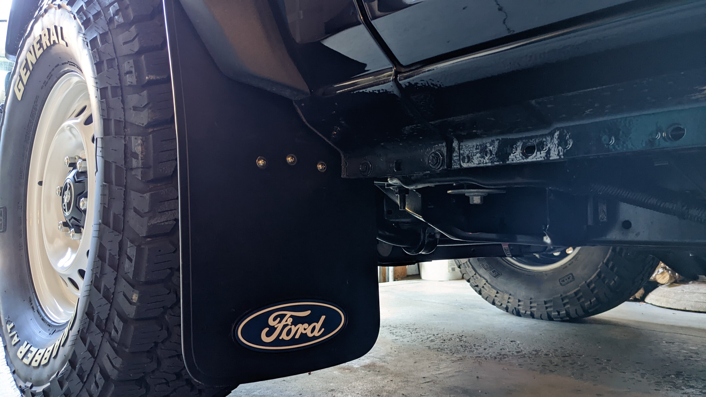 Ford Bronco Weather Tech Mudflaps installed Thumb