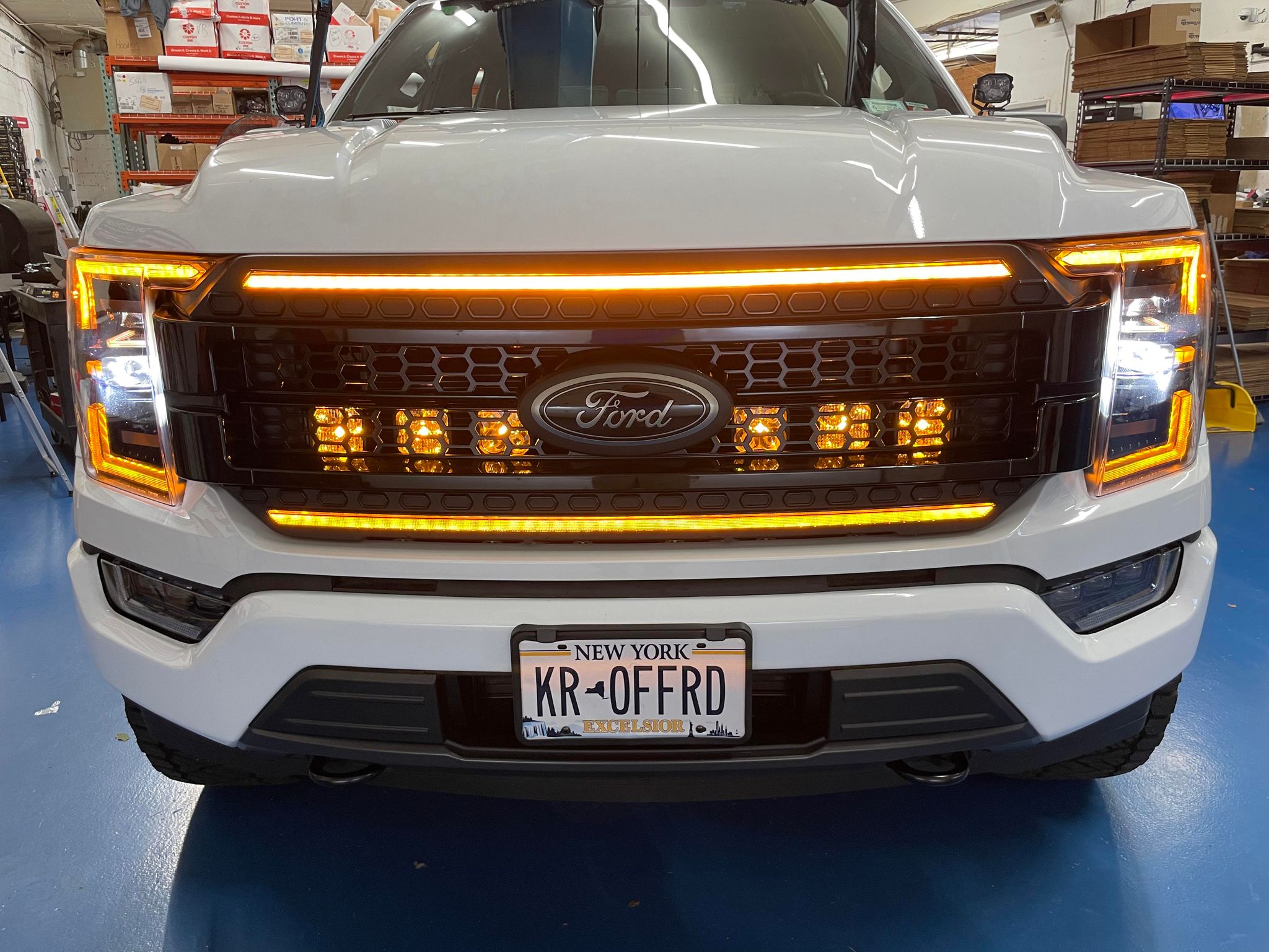 Ford Bronco Amber vs Clear Aftermarket Lights Truck6