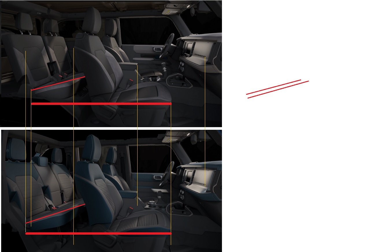 Ford Bronco Analyzing interior legroom off new interior shots...Ford website has wrong legroom? Untitled