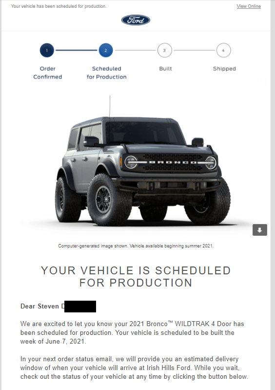 Ford Bronco 4/20 Email Group! BRONCO SCHEDULED FOR PRODUCTION! Untitled