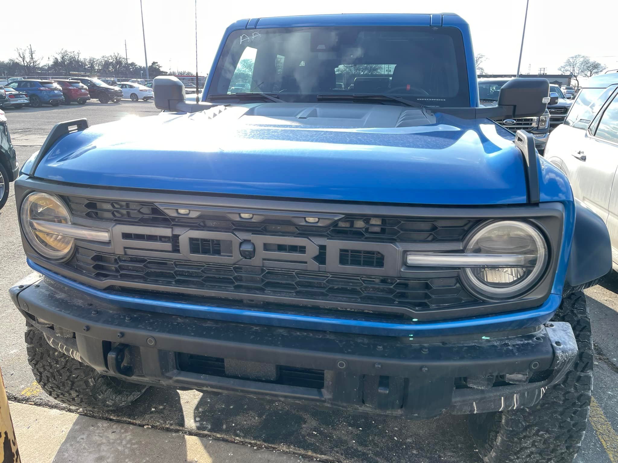 Ford Bronco Velocity Blue Raptor Bronco With MGV Interior Pics and Fly-By Video Sound Clip Velocity Blue Bronco Raptor with interior photos and engine exhaust video sound 2
