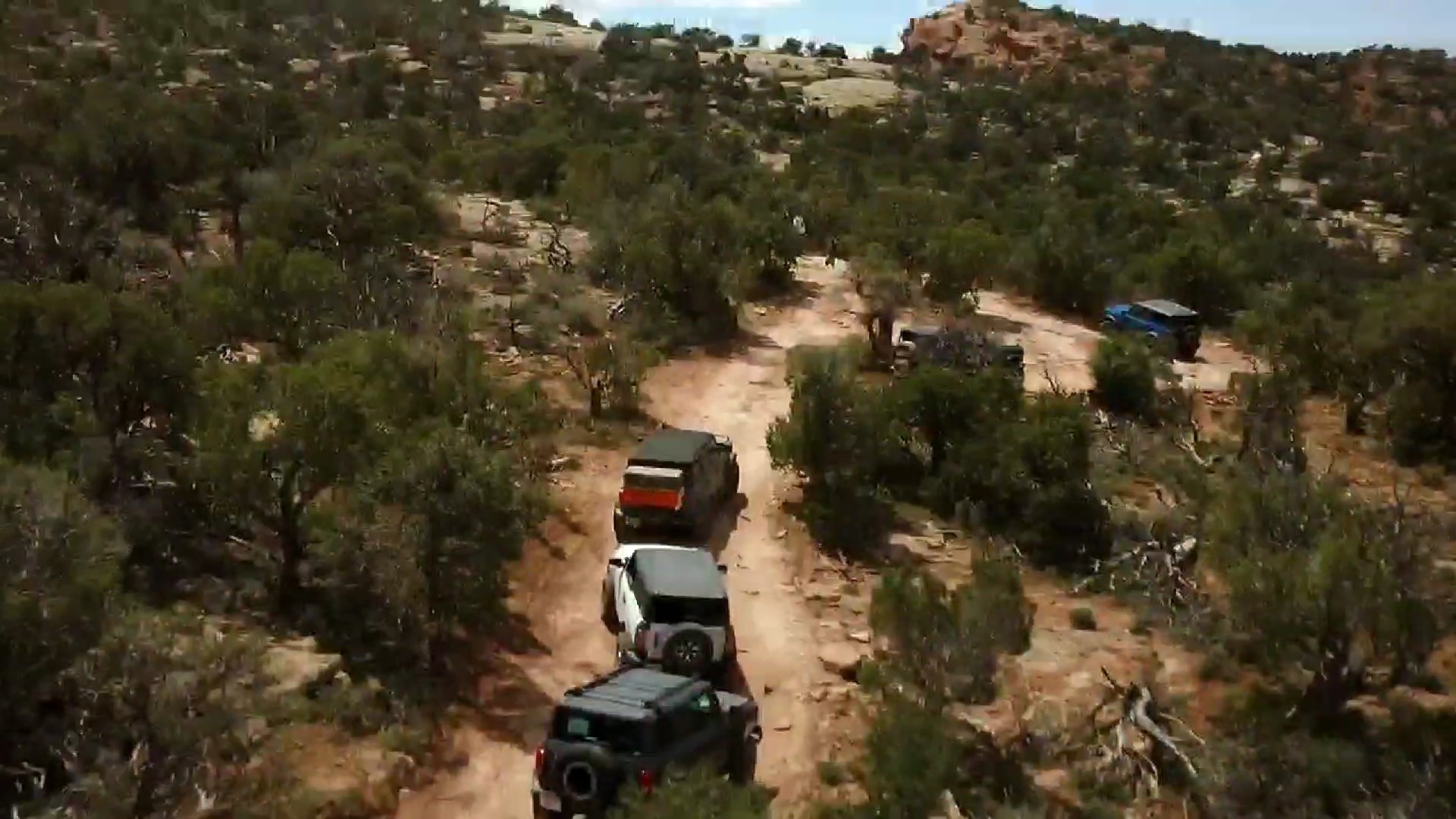 Ford Bronco Broncos Hit Moab's Top of The World 5-3-23 VideoCapture_20230503-194052
