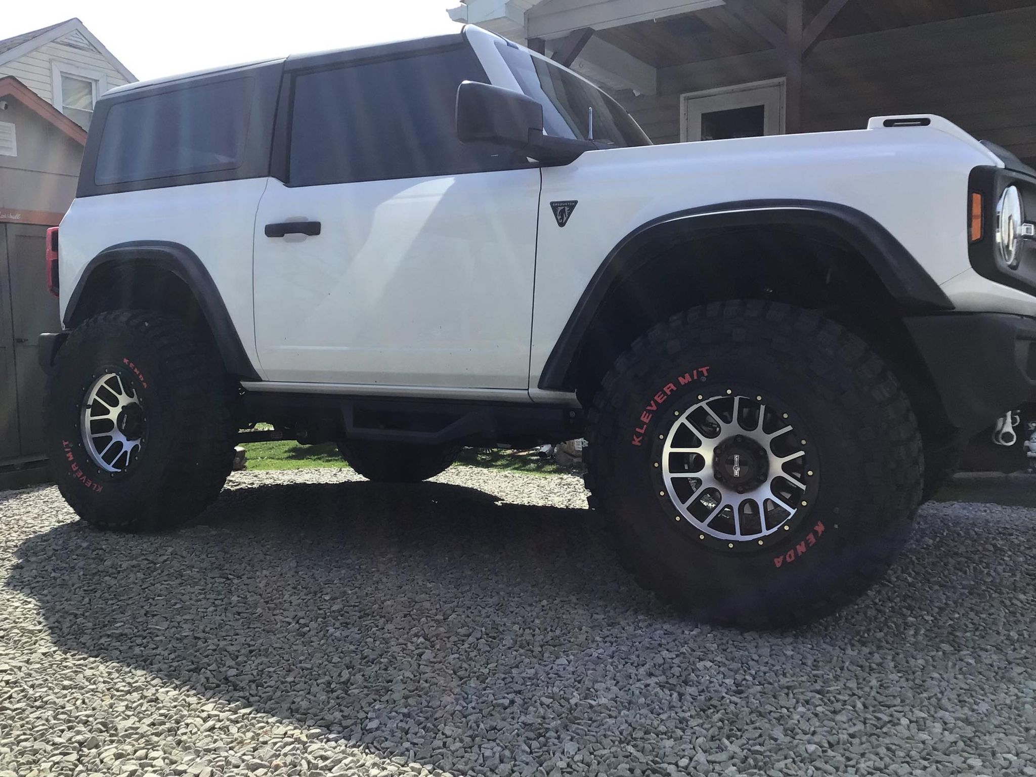 Ford Bronco VISION WHEELS and KENDA TIRES mounted VISION1