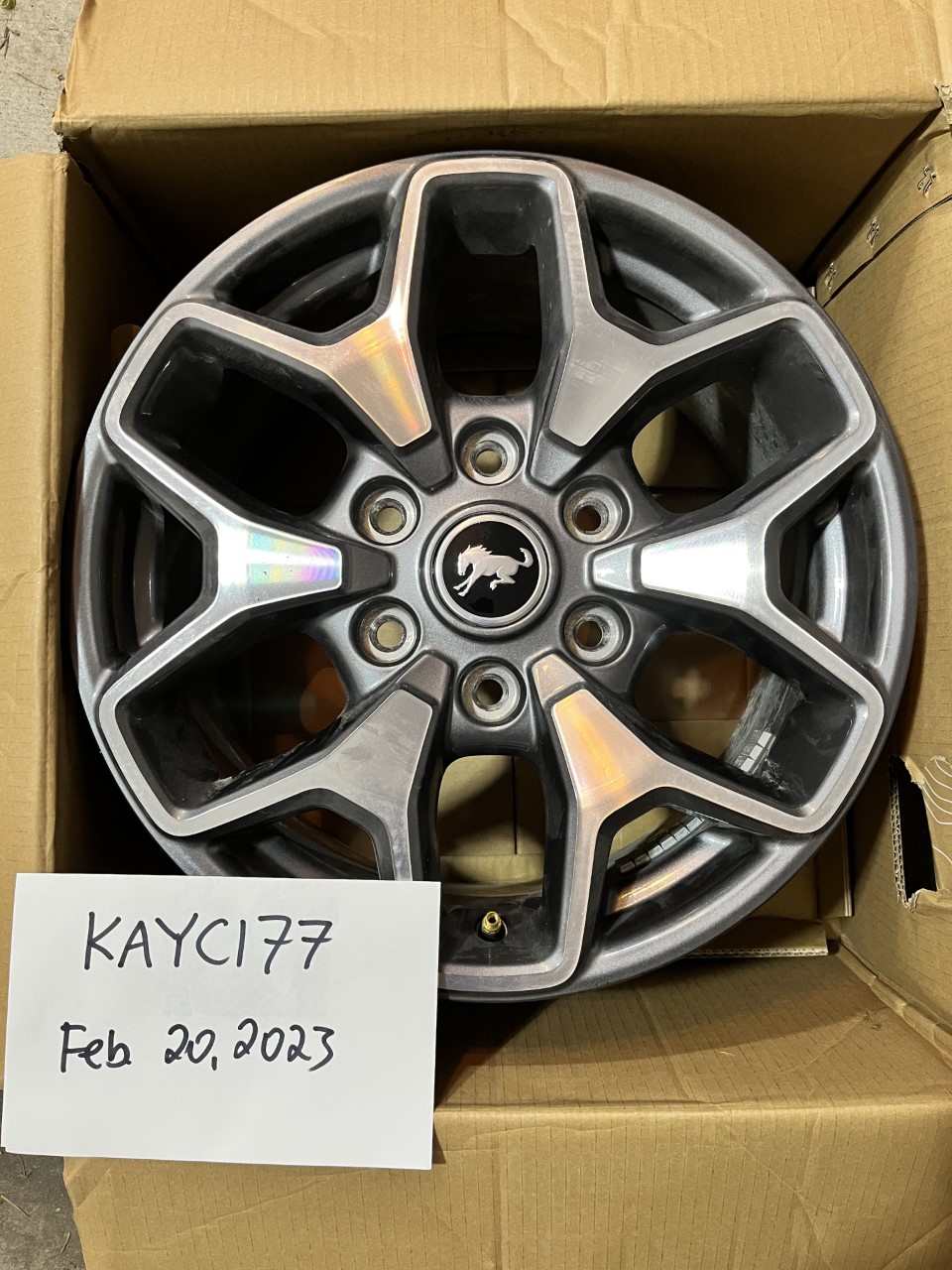 Ford Bronco Badlands stock wheels - set of 5, brand new - $450 CAD (~$335 USD) wheel2