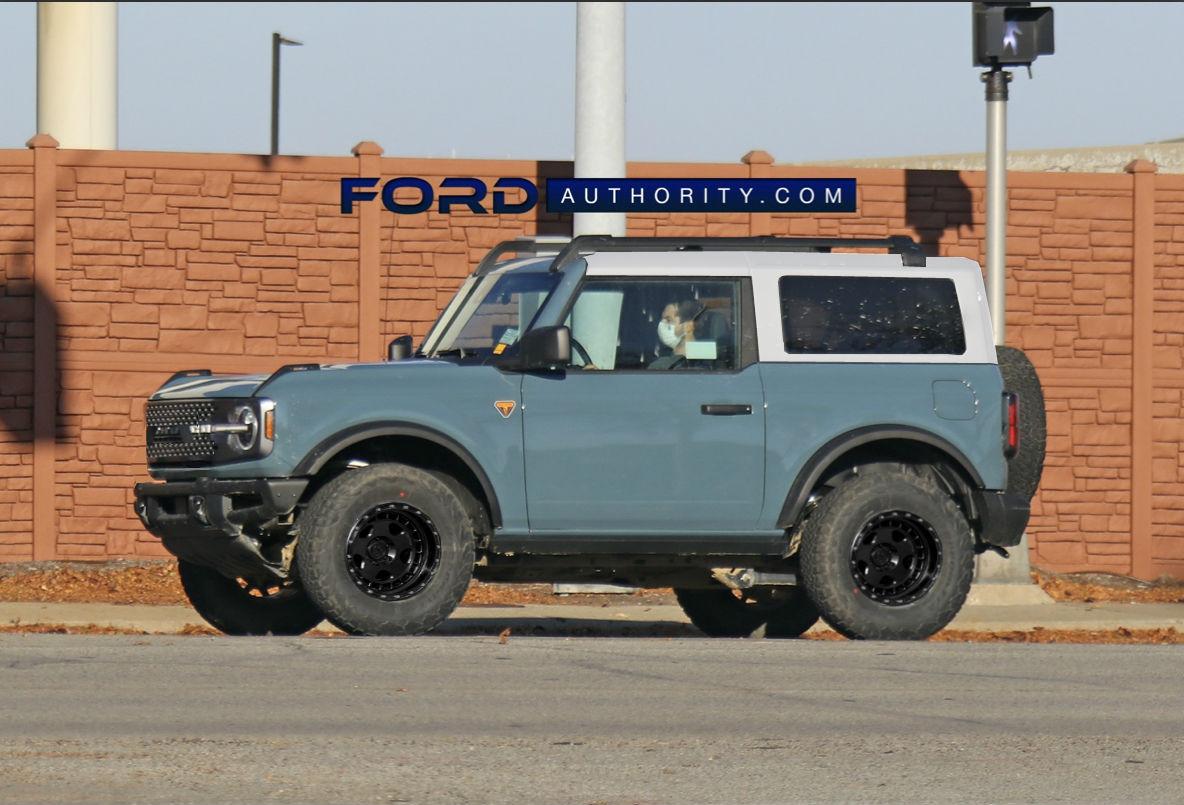 Ford Bronco White Roof on the Newly Spotted 2-Door Area 51 White Roof
