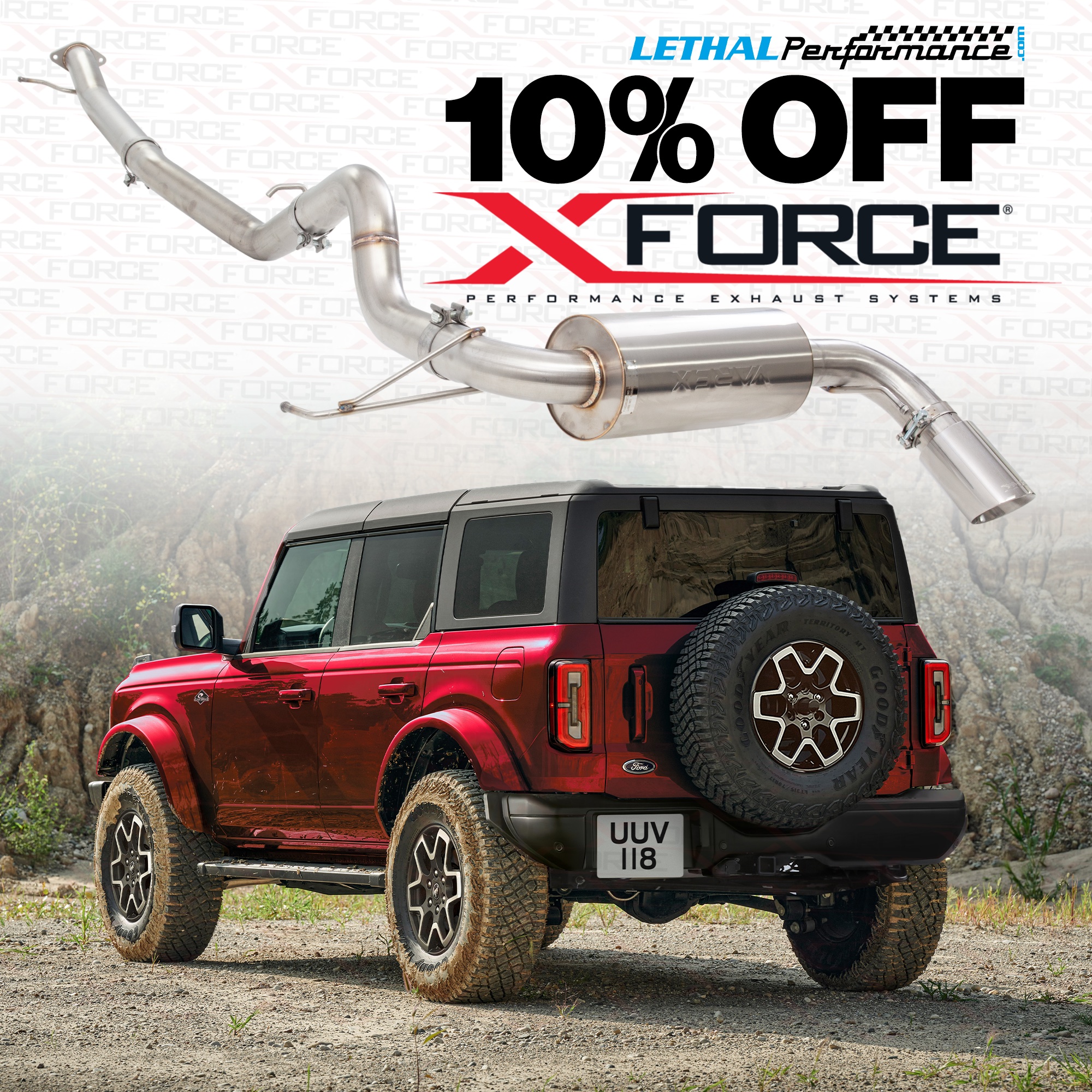Ford Bronco XForce SALE here at Lethal Performance!! xforce bronco