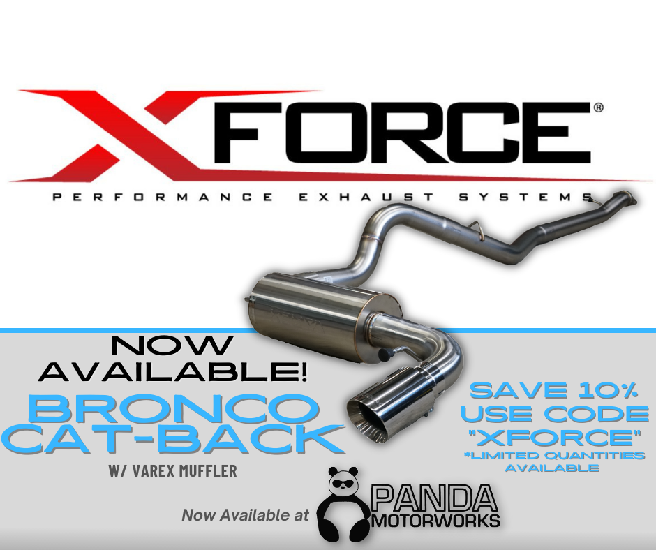 Ford Bronco The First VALVED Exhaust for the Ford Bronco! XForce Exhaust [With Video] XForceBroncoFlyer