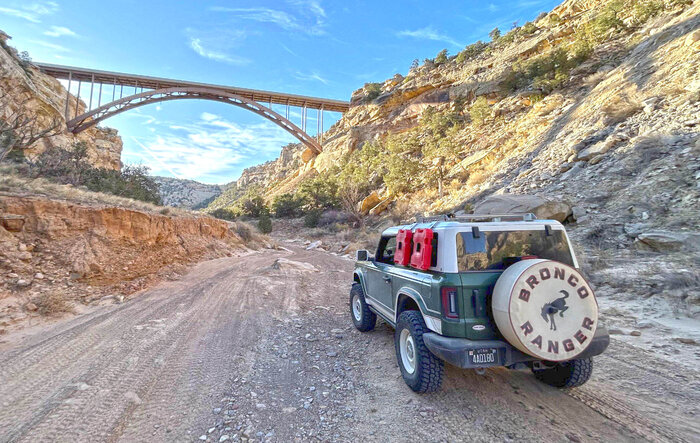 Bronco Ranger does the Devil’s Race Track.