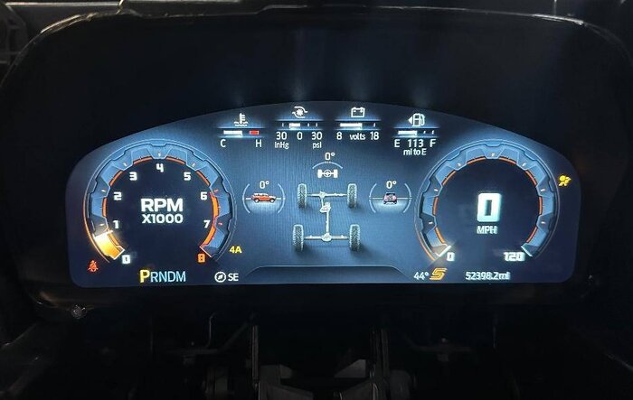 2025 Full Digital Cluster successfully installed - swapped into 2022 Wildtrak