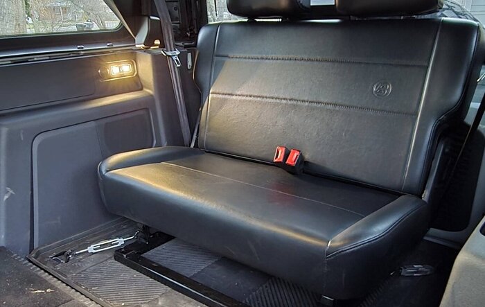 Third row installed in 4 door Bronco (Not for Highway Use)