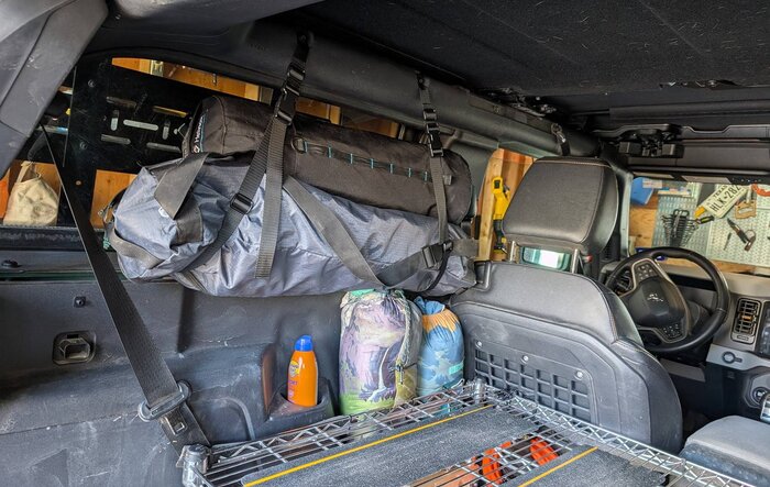 Easy DIY 2-Door rear window cargo sling