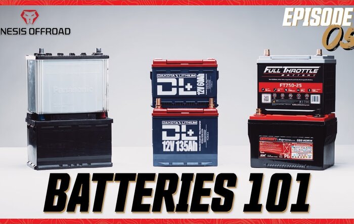 BATTERIES 101 - Everything you need to know about lead acid, AGM, and LFP lithium batteries