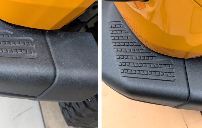Solution Finish - success on faded fenders and rear bumper