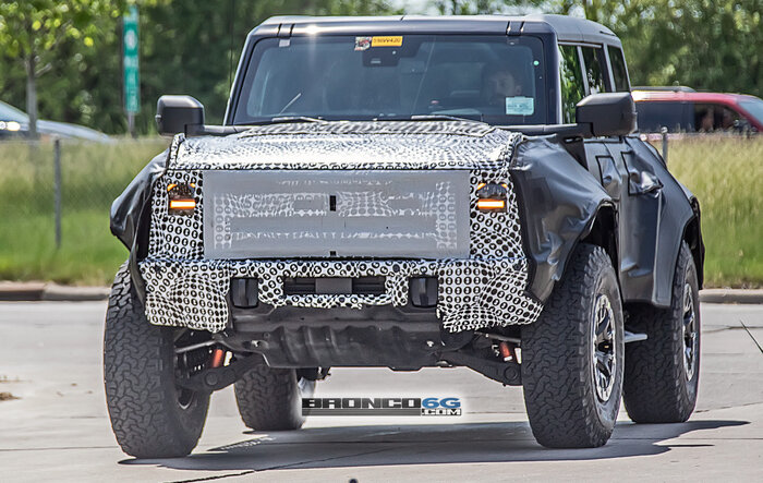 Spied: Bronco Warthog Hints at FORD Grille and Other New Details