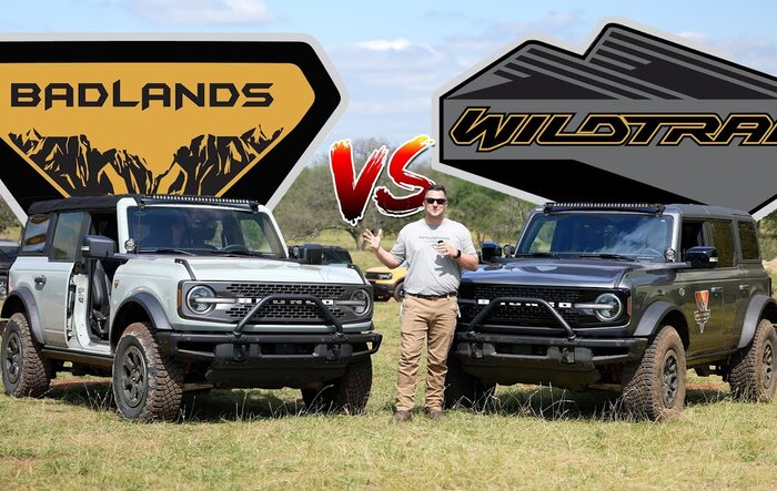 Badlands vs Wildtrak Bronco Comparison Video