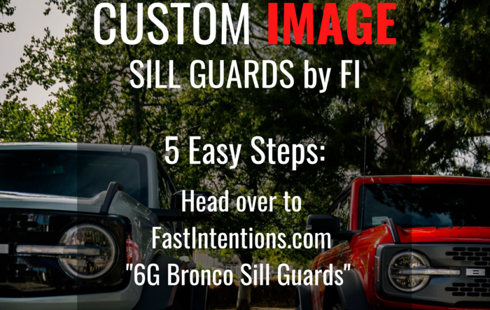 Custom Image Sill Guards NOW AVAILABLE!!!