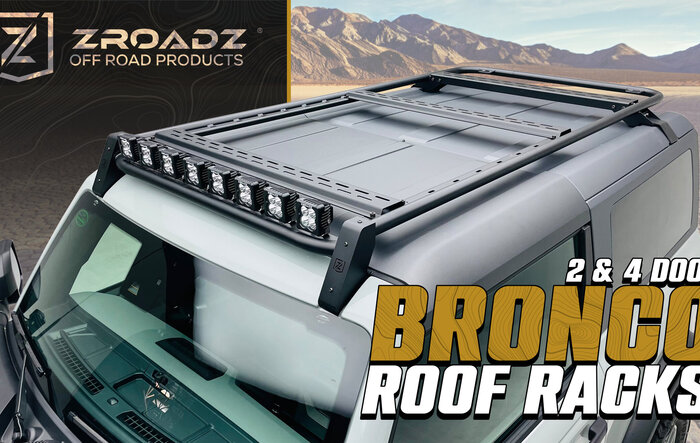 2 Door and 4 Door Roof Racks by ZROADZ