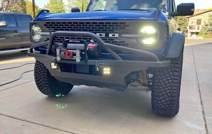 My custom Bronco front bumper build