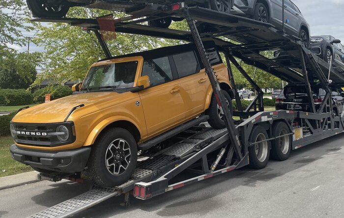 Delivered Bronco taken back to Michigan by Ford
