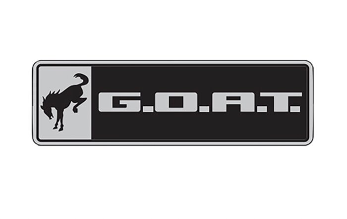 New GOAT emblem from Ford Performance