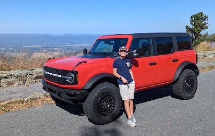 Father/Son Bronco delivery roadtrip home from Philly to Charleston!