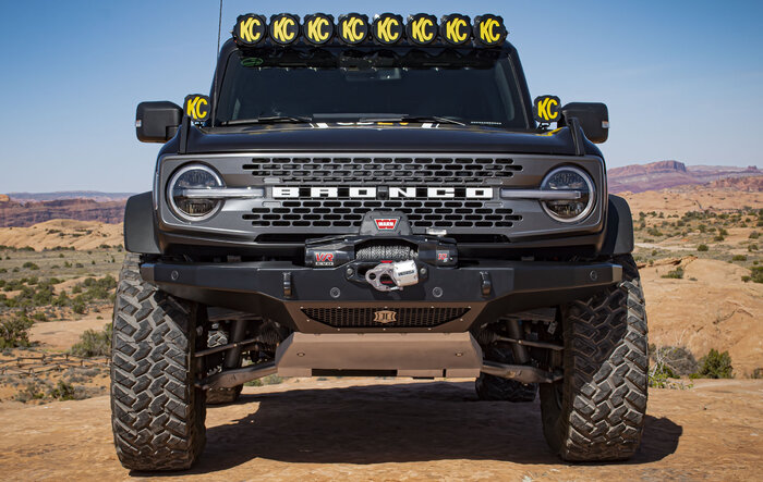 ICON Impact Pro Series Front Winch Bumper