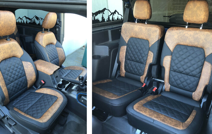 Custom Interior & Seats Inspired by Pre-Production Bronco