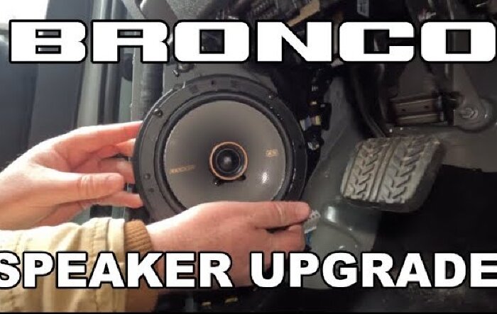 [How-To] Factory Bronco Speaker Replacement