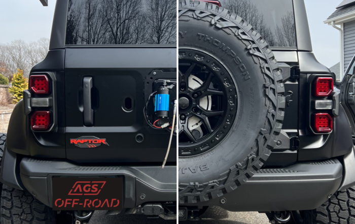 Bronco Raptor ARB Twin Mount- The best way to mount your ARB Twin Compressor, Raptor Edition! Air-Gate Kit by AGS Off-Road