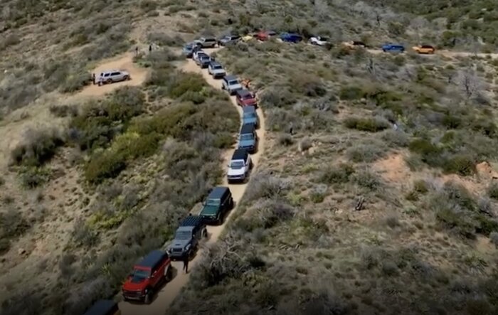 Big Bronco Group Run = Big Fun! @ Montana Mountain AZ