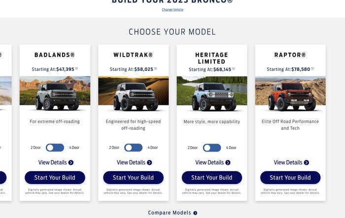 Ordering update: 2023 Bronco retail order banks still open as of now (3/30 @ 4:30PM ET)