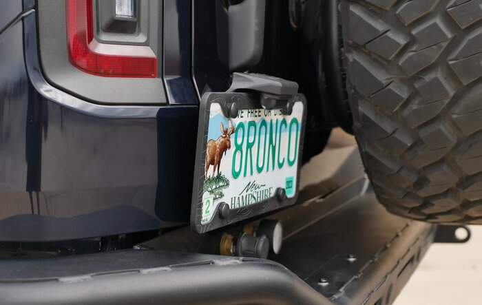 The perfect Bronco license plate mount? - Lobo Off-Road Adjustable Rear License Plate Mount -- Install DIY Guide & Review