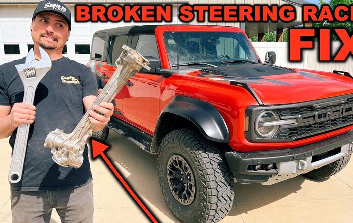 74Weld Steering Rack install video for Bronco Raptor