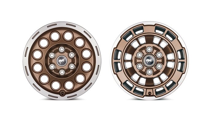 New 17" Sinister Bronze Wheels Kit from Ford Performance for Bronco