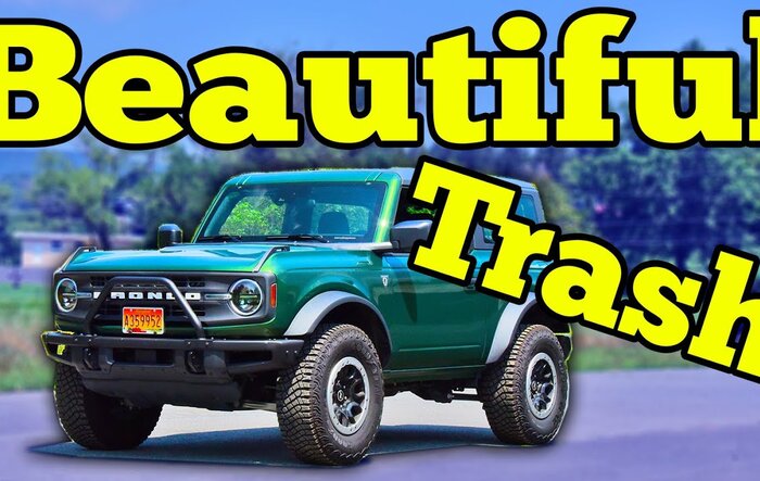 Regular Car Reviews: Bronco Beautiful Trash 🤣