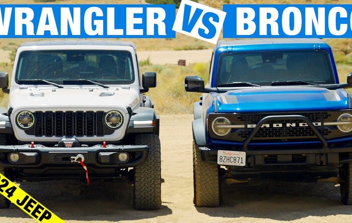 Refreshed 2024 Jeep Wrangler Rubicon vs. Bronco First Edition -- Edmunds Comparison Review