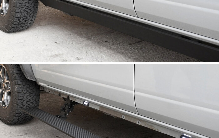 Go Rhino E1 Electric Running Boards - Panda Motorworks