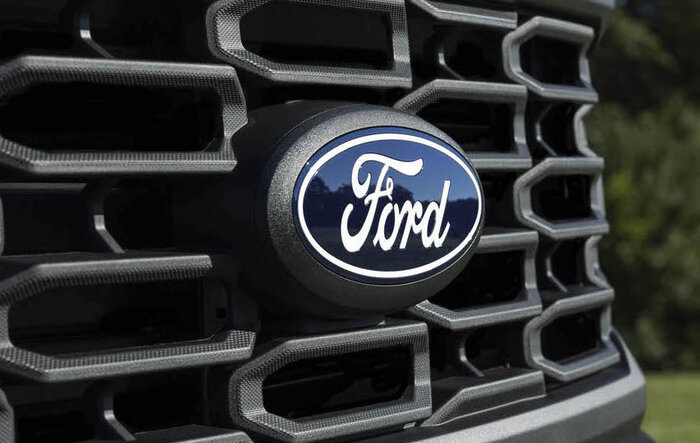 New Ford Blue Oval Logo Ditches Chrome