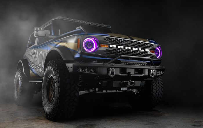 *Groupbuy Pre-Order 15% OFF* ORACLE Lighting OCULUS™ ColorSHIFT® Bi-LED Projector Headlights For 2021+ Ford Bronco