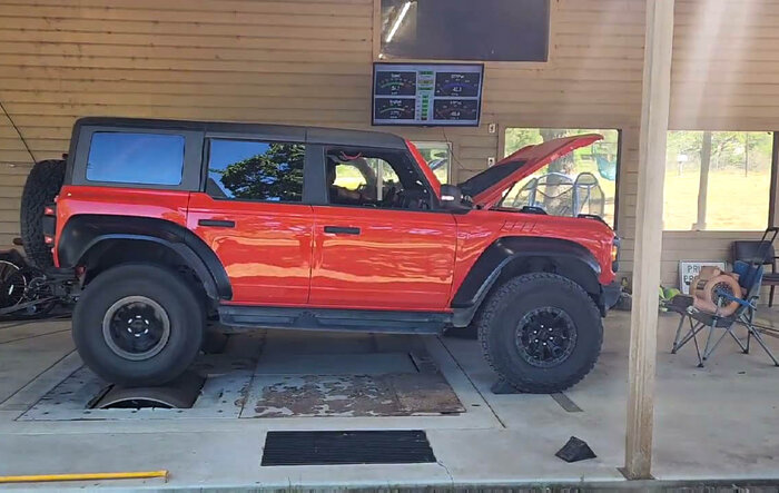 +193 RWHP dyno by 2023 Bronco Raptor w/ ZFG Racing 93 Octane and E50 Custom Tune