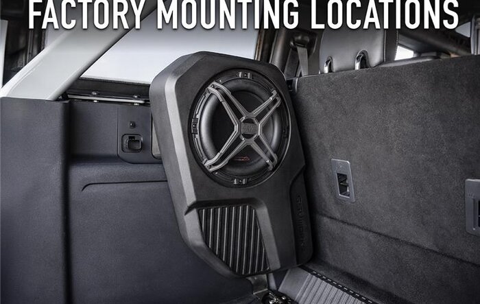 NOW AVAILABLE! The SSV Rear Subwoofer Enclosure Add-On for your 4-Door Bronco!