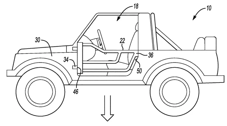 New Ford Patents Show Removable Doors And Airbag System