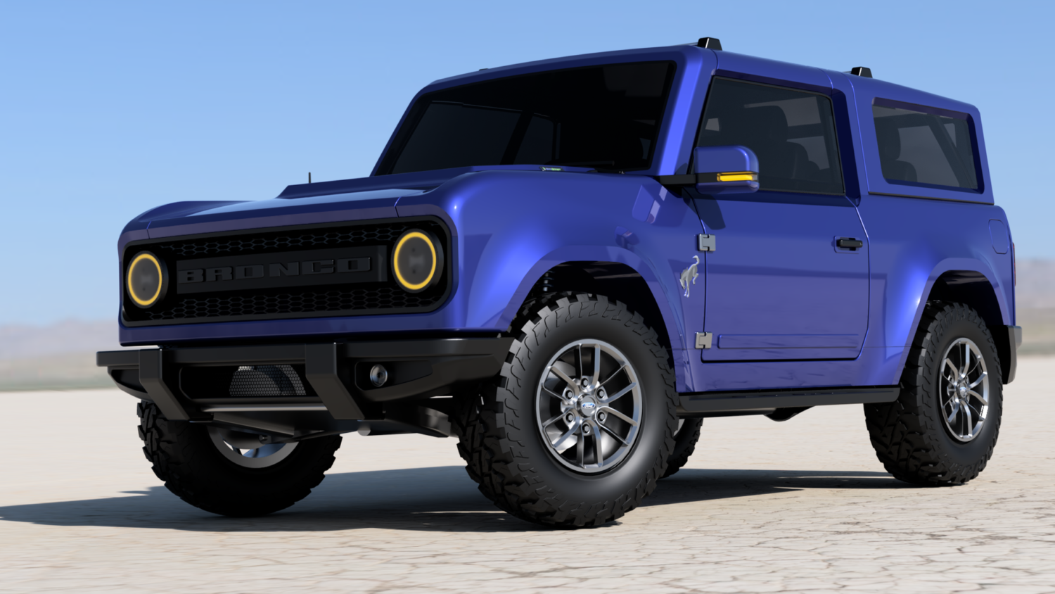 3d Model Imagines Production Spec 2021 Ford Bronco 2020